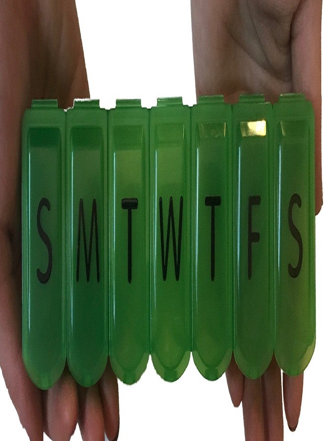 أبيكس منظم حبوب Apex Ultra Bubble-Lok لمدة 7 أيام (حجم كبير جدًا، أخضر كيلي) - Image 4